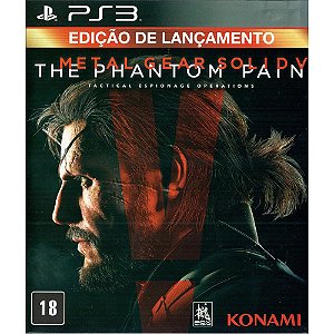 Jogo PS3 Metal Gear Solid V The Phantom Pain - Edição Lançamento - Konami