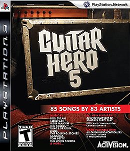 Jogo PS3 Guitar Hero 5 - Activision