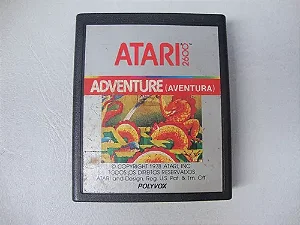 Jogo Atari 2600 Adventure Aventura - Atari
