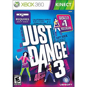 Jogo Xbox 360 Kinect Just Dance 3 - Ubisoft