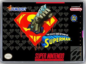 Jogo Super Nintendo The Death and Return of Superman - Sunsoft