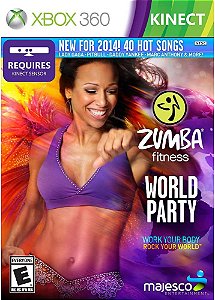 Jogo Xbox 360 Zumba Fitness World Party - Majesco