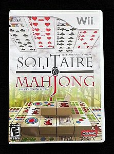 Jogo Wii Solitaire & Mahjong - Crave - Gameteczone a melhor loja de Games e  Assistência Técnica do Brasil em SP