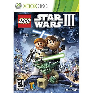 Jogo Xbox 360 Lego Star Wars 3 The Clone Wars - LucasArts