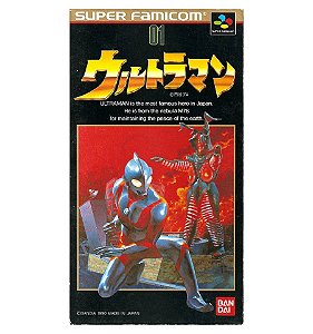 Jogo Super Famicon Ultraman SHVC-UM | Japonês (Na Caixa) - Bandai