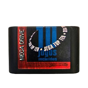 Jogo Mega Drive Sega Top Ten - 10 Jogos - Sega