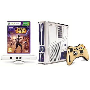 Console Xbox 360 Slim 320 GB Edição Kinect Star Wars Desbloqueado - Microsoft
