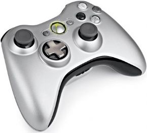 Controle Xbox 360 Prata  Edição Especial  - Microsoft