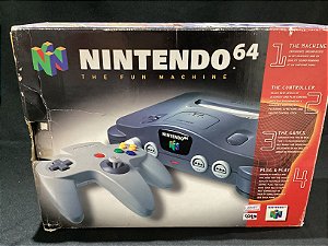 Console Nintendo 64 Preto  c/ 1 Controle | Na Caixa - Nintendo