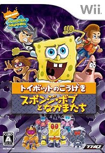 Jogo Nintendo Wii Nickelodeon Spongebob to Nakamatachi: Toybot no Kougeki - THQ