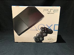 Console PlayStation 2 Slim Prata - Sony - Gameteczone a melhor