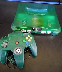Console Nintendo 64 Verde Kiwi c/ 1 Controle - Nintendo