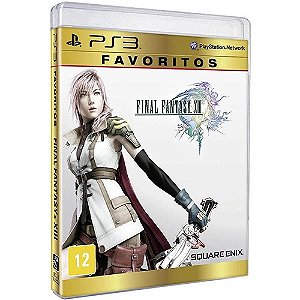 Jogo PS3 Final Fantasy XIII Favoritos - Square Enix