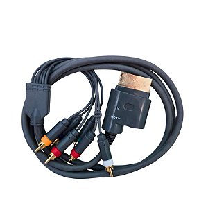 Cabo de Video Componente audio e Video Para Xbox 360