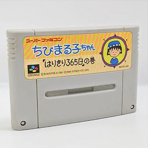 Jogo Super Famicom Chibi Maruko Chan Harikiri 365 Mijuninichi (Japonês) (SHVC-GO) - EPOCH CO.