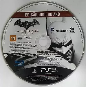 JOGO PARA PLAYSTATION 3 PS3 BATMAN ARKHAM CITY EDIÇÃO JOGO DO ANO ORIGINAL  PERFEITO ESTADO - Videogames - Botafogo, Rio de Janeiro 1222131596