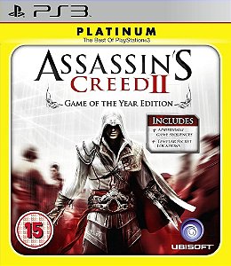Jogo PS3 Assassins Creed II Game Of The Year Edition (PLATINUM) - Ubisoft