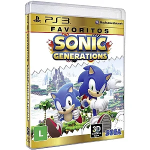 Jogo Ps3 Sonic Generations - Favoritos - Sega