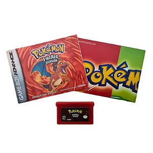 Jogo Nintendo Game Boy Advance Pokemon Firered Version + Manual - Nintendo