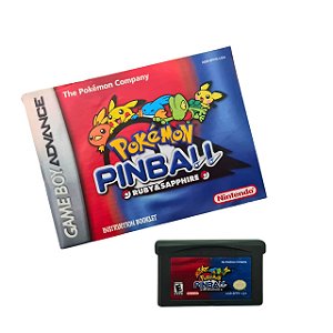 Jogo Nintendo Game Boy Advance Pokemon Pinball + Manual - Nintendo