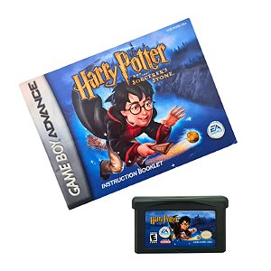 Jogo Nintendo Game Boy Advance Harry Potter and The Sorcerers Stone + Manual - EA Games