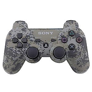 Controle PS3 - Dualshock 3 - Camuflado - Sony