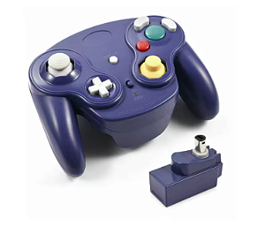 Controle Game Cube Sem Fio - Azul - Importado