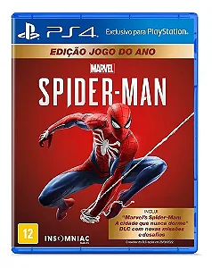 Jogo PS4 Spider-Man Edição Jogo do Ano (LACRADO)- Insomniac
