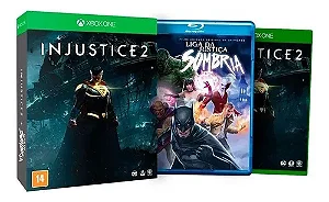 Jogo Xbox One + Blu-Ray Liga da Justiça Sombria - WB