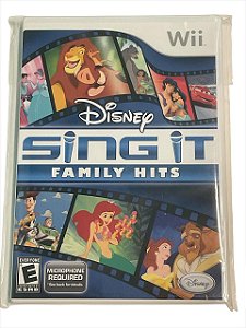 Jogo Wii Sing It: Family Hits - Disney