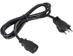 Cabo de Força Tripolar 3 Pinos Para Ps3 Fat/Ps4 Pro