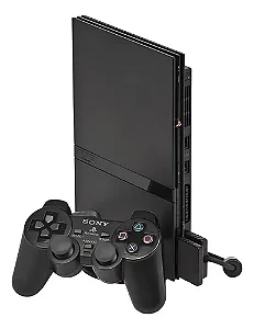 Console Playstation 2 Slim - Preto - Destravado / Desbloqueado - Sony