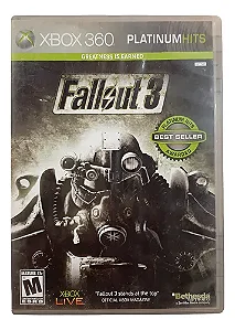 Jogo Xbox 360 Fallout 3 - Platinum Hits- Bethesda