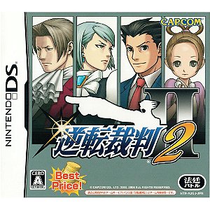 Jogo Nintendo DS Gyakuten Saiban 2 Phoenix Wright Ace Attorney Justice for All (Japonês) - Capcom