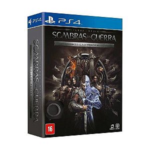 Jogo Ps4 Terra Media Sombras Da Guerra - Edição Prata - Warner Bros Games