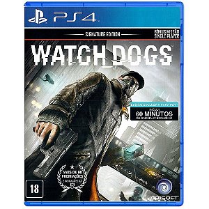 Jogo Ps4 Watch Dogs Signature Edition - Ubisoft