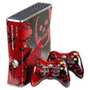 Console Xbox 360 Slim Edição limitada Gears Of War 3 Na Caixa Desbloqueado- Microsoft