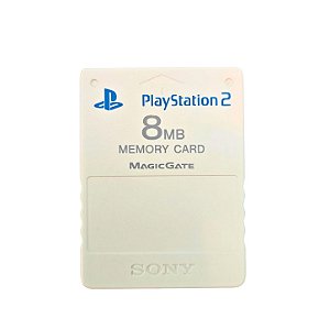 Memory Card PS2 - 8MB - Branco - Sony