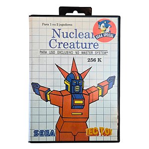 Jogo Master System Nuclear Creature - Tec Toy