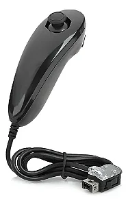 Controle Wii Nunchuk Preto - Importado
