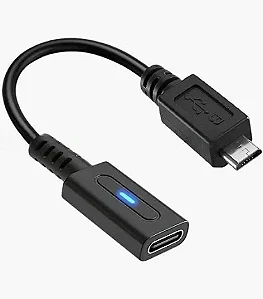 Cabo Conversor Tipo C para Carregamento PS Vita Slim 2000