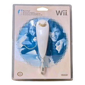 Controle Wii Nunchuk Branco - Nintendo