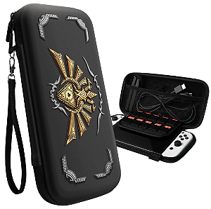 Case Capa de Proteção para Nintendo Switch / OLED - Tema Zelda Sheikah Slate
