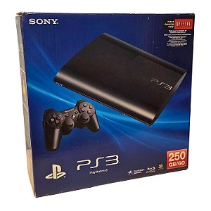 Console Playstation 3 Super Slim 250GB | Na Caixa - Sony