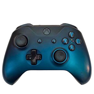 Controle Xbox One Sem Fio Edição Especial Ocean Shadow - Microsoft