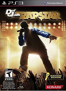 Jogo PS3 Def Jam Rapstar + Microfone- Konami