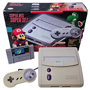 Console Super Nintendo Baby + Controle Original + Cartucho Super Mario World - Nintendo