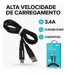 Cabo de Dados Tipo C para PS5 Playstation 5 e Xbox Series S/ X - Kivee
