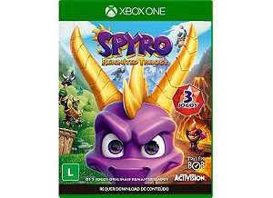 Jogo Xbox One Spyro Reignited Trilogy - Activision - Gameteczone a melhor  loja de Games e Assistência Técnica do Brasil em SP