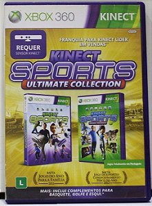 Kinect Game Lot Adventures and Sports Xbox 360 Microsoft Two Games